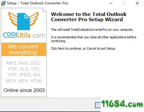 Coolutils Total Outlook Converter Pro下载-电子邮件转换器Coolutils Total Outlook Converter Pro 5.1.1.43 中文免费版下载
