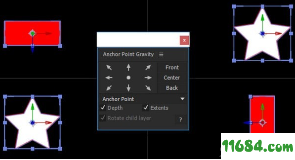 Anchor Point Gravity插件下载-多图层中心锚点移动控制AE插件Anchor Point Gravity v1.0.1 免费版下载