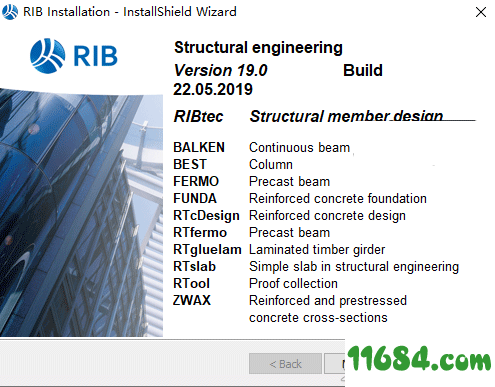RIBtec破解版下载-结构分析软件RIBtec v19.0 破解版(附破解文件)下载