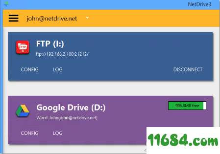 NetDrive3下载-FTP映射成硬盘工具NetDrive3 v3.8.835 最新版下载