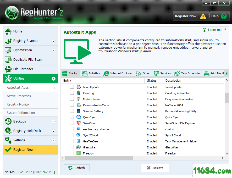 RegHunter下载-系统优化软件RegHunter v2.0.586.2609 最新版下载
