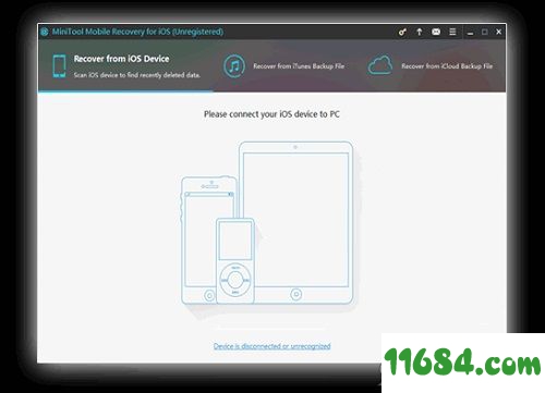 MiniTool Mobile Recovery破解版下载-苹果恢复软件MiniTool Mobile Recovery for ios v1.1 绿色版（含注册码）下载