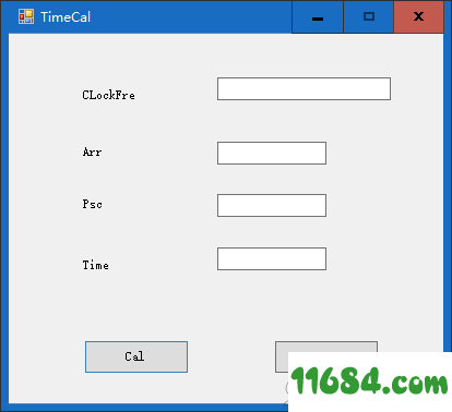 单片机定时器计算器下载-单片机定时器中断时间计算器TimeCal v1.0 免费版下载