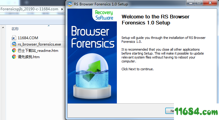 RS Browser Forensics破解版下载-浏览器记录恢复软件RS Browser Forensics v1.0 中文版下载