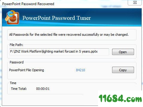 PowerPoint Password Tuner下载-PPT密码恢复软件PowerPoint Password Tuner v3.1.0 官方版下载