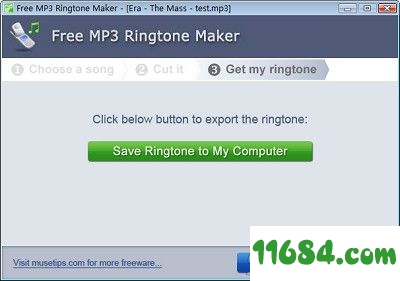 MP3 Ringtone Maker下载-铃声制作软件Free MP3 Ringtone Maker v2.4 绿色版下载