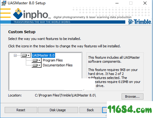 Trimble Inpho UASMaster破解版下载-无人机航测处理工具Trimble Inpho UASMaster v8.0.1.51440 汉化版下载