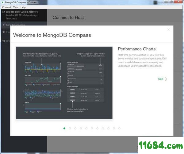 MongoDB Compass下载-数据库管理软件MongoDB Compass v1.18.0 最新版下载