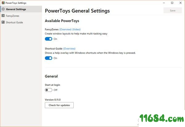 Win10 Power Toys下载-微软增强工具集Win10 Power Toys v0.11.0 最新版下载