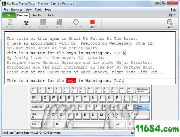 KeyBlaze下载-打字指导工具KeyBlaze v3.03 最新版下载