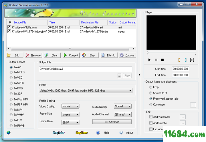 Boilsoft Video Converter下载-视频转换工具Boilsoft Video Converter v3.01 免费版下载