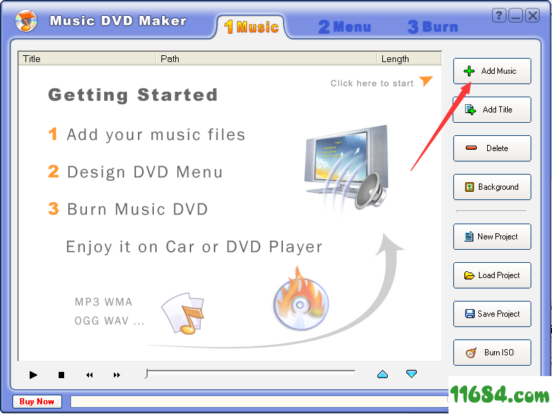 Music DVD Maker破解版下载-音乐DVD制作Music DVD Maker v2.2 最新版下载
