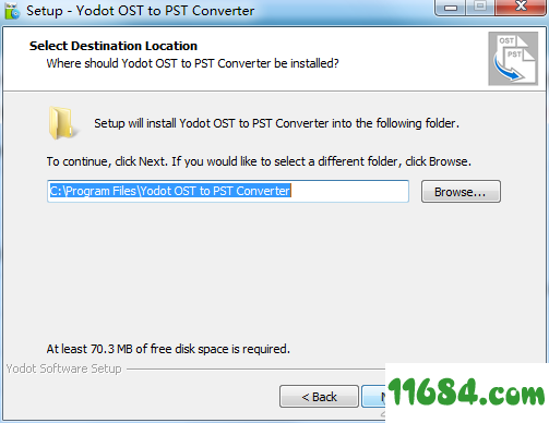 OST to PST Converter破解版下载-OST转PST软件Yodot OST to PST Converter v1.0.0 绿色版下载