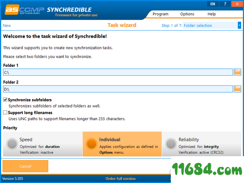 Synchredible Professional Edition破解版下载-数据同步备份软件Synchredible Professional Edition v5.305 中文汉化版下载