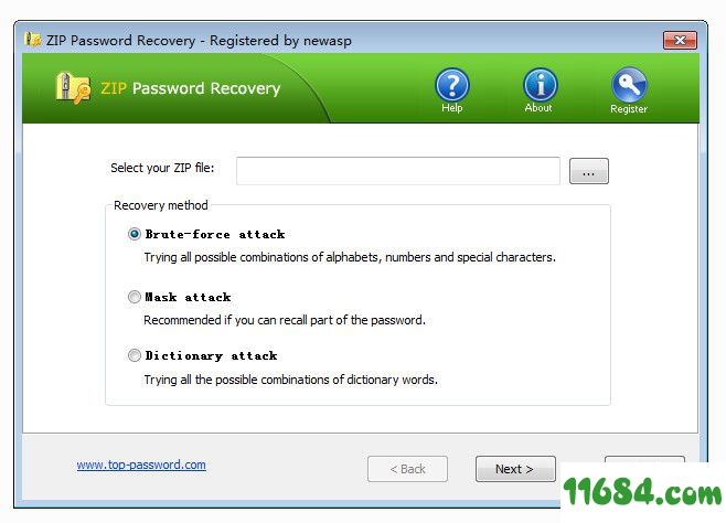 Zip Password Recover破解版下载-Zip Password Recover 1.0.0.0 中文免费版下载