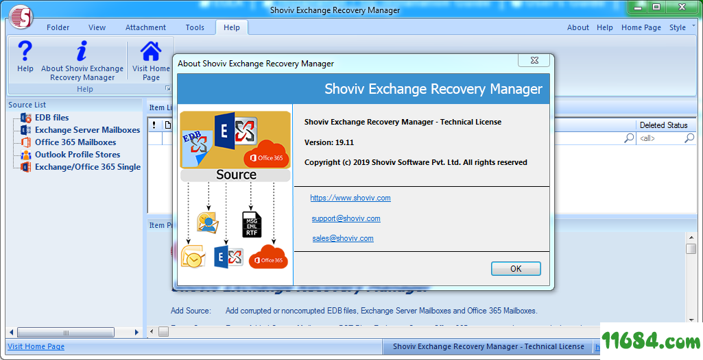 Exchange Recovery Manager破解版下载-Shoviv Exchange Recovery Manager 19.11 中文免费版下载