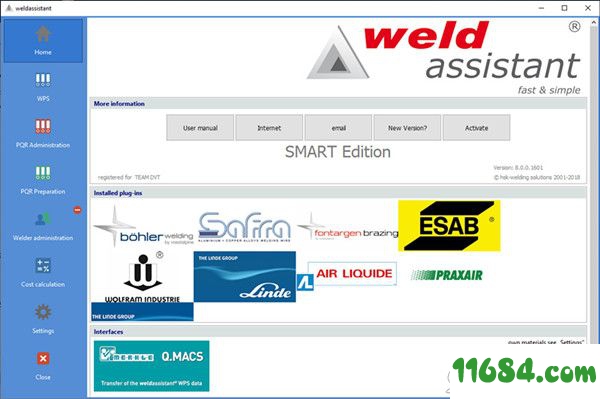 HSK Weldassistant SMART Edition破解版下载-生产管理软件HSK Weldassistant SMART Edition v8.17 汉化版 百度云下载