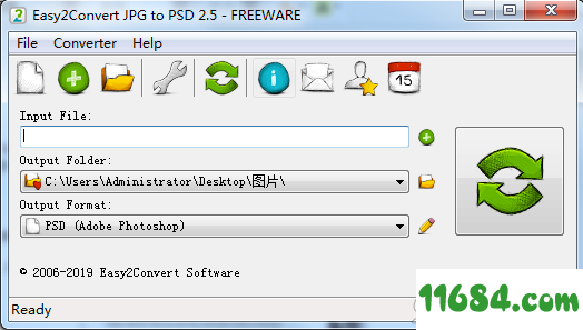 Easy2Convert JPG to PSD绿色版下载-图片格式转换软件Easy2Convert JPG to PSD v2.5 绿色版下载