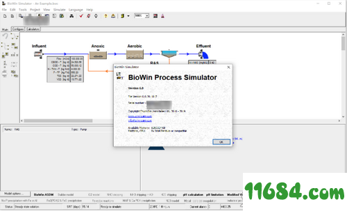EnviroSim BioWin 6破解版下载-废水处理综合模拟器EnviroSim BioWin 6 v6.0.20.1817 中文绿色版下载