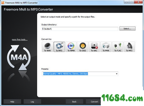 Freemore M4A to MP3 Converter破解版下载-M4a转MP3工具Freemore M4A to MP3 Converter v10.8.1 最新版下载