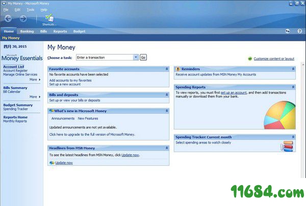 Microsoft Money破解版下载-财务管理软件Microsoft Money v17.0.80 免费版下载