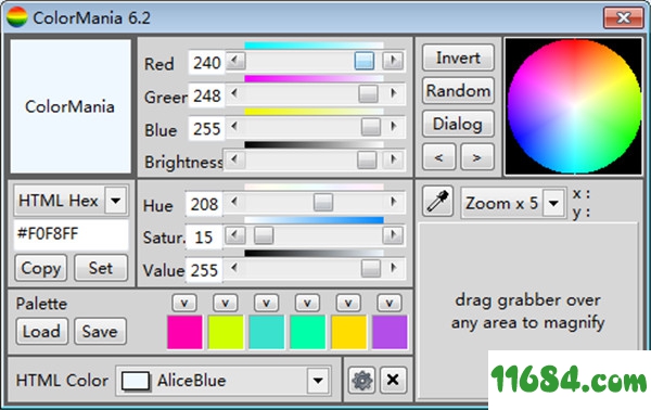 ColorMania破解版下载-屏幕取色工具ColorMania v6.2 绿色版下载