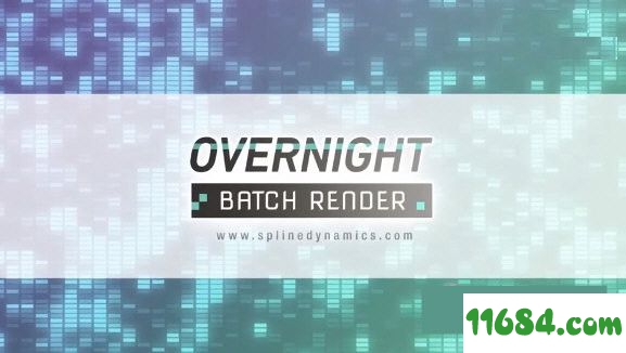Overnight Batch Render破解版下载-渲染插件Overnight Batch Render v1.03 最新免费版下载