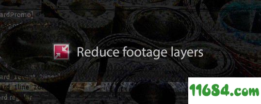 Reduce Footage Layers插件下载-快速清除素材图层AE插件Reduce Footage Layers v1.23 最新免费版下载