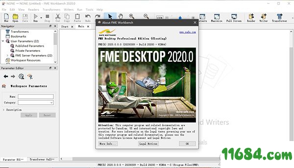 Safe Software FME Desktop破解版下载-空间数据转换处理器Safe Software FME Desktop v2020.0.20200 中文版 百度云下载