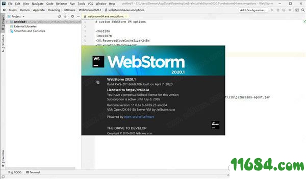 WebStorm破解版下载-WebStorm 2020.1 汉化破解版下载
