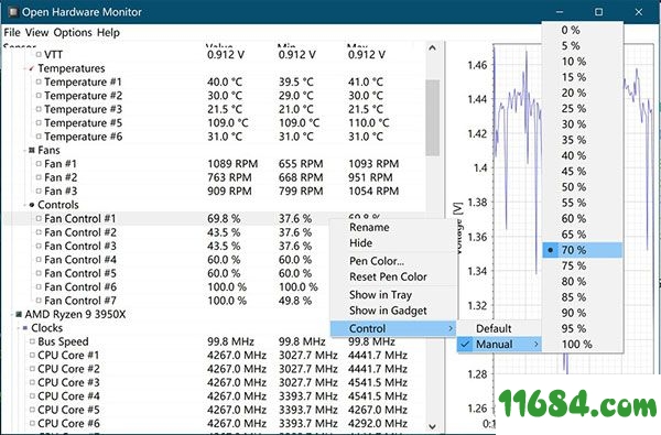 Open Hardware Monitor绿色版下载-温度检测软件Open Hardware Monitor v0.9.3 绿色版下载