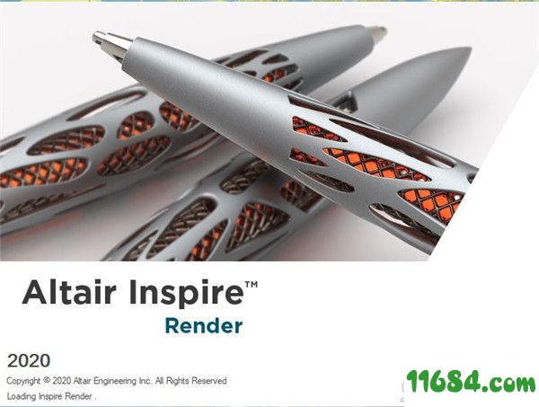 Altair Inspire Render破解版下载-3D渲染软件Altair Inspire Render 2020 中文版 百度云下载
