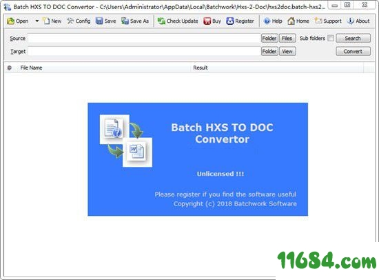 HXS TO DOC Converter破解版下载-批处理转换器Batch HXS TO DOC Converter v2020.12 免费版下载