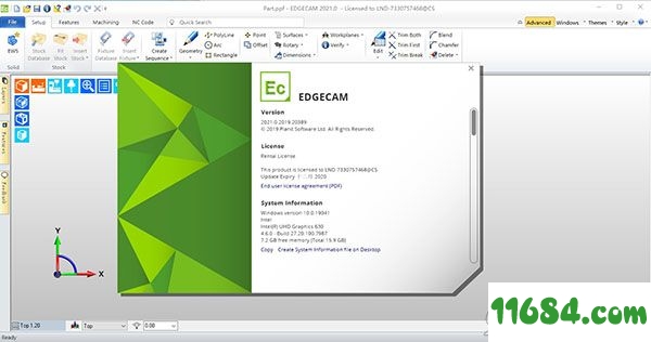 Edgecam 2021破解版下载-数控编程工具Vero Edgecam 2021 64位 汉化版下载