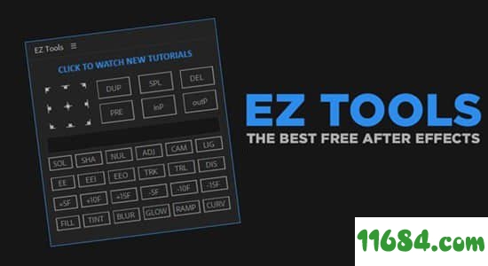 EZ Tools插件下载-AE图层关键帧管理插件EZ Tools v1.0 中文免费版下载