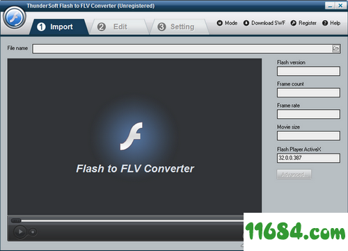Flash to FLV Converter破解版下载-Flash to FLV Converter v4.0.0 中文版下载