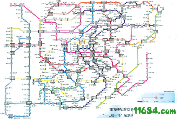 重庆地铁规划图终极版下载-重庆地铁规划图2020终极版下载