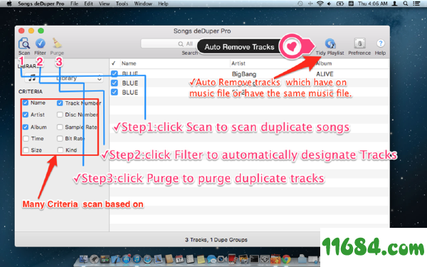 Songs deDuper Pro下载-重复音乐清理软件Songs deDuper Pro for Mac v1.0.1 最新版下载