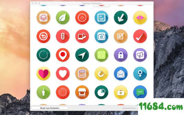 Flat Icon Collection下载-矢量图形设计软件Flat Icon Collection for Mac v1.0 最新版下载
