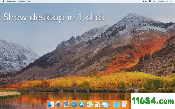 Re Desktop Mac版下载-桌面文件隐藏工具Re Desktop for Mac v1.4 最新版下载