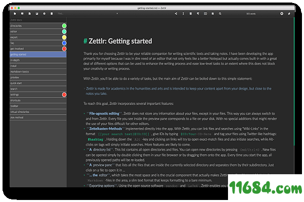 Zettlr下载-Markdown编辑器Zettlr for Mac v1.8.0 alpha.2 最新版下载