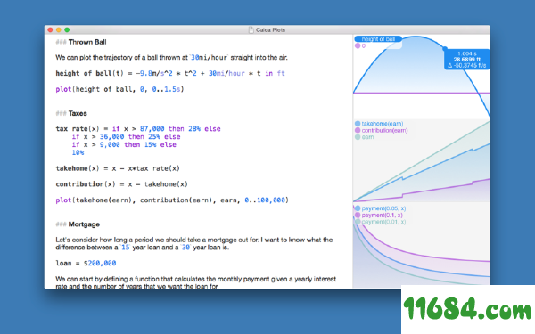 Calca下载-符号计算器Calca for Mac v1.5.1 最新版下载