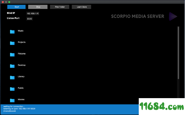 Scorpio Media Server下载-视频播放器Scorpio Media Server for Mac v1.6 最新版下载