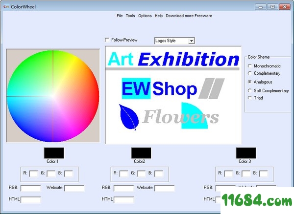 Free Colorwheel下载-调色软件Free Colorwheel v6.7 免费版下载