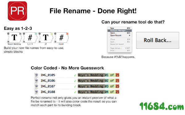 Perfect Rename下载-文件重命名软件Perfect Rename for Mac v10.4.3 最新版下载