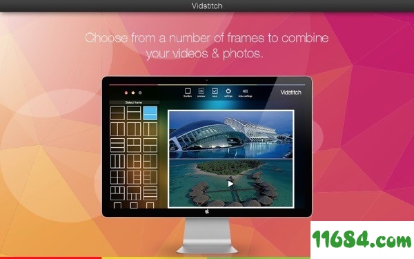 Vidstitch下载-照片拼贴软件Vidstitch for Mac v1.3 最新版下载