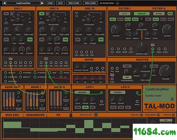 Togu Audio Line TAL Mod破解版下载-声音模拟合成软件Togu Audio Line TAL Mod v1.6.0 最新免费版下载