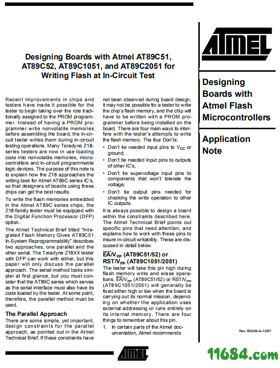 AT89C系列单片机电路板设计指南下载（该资源已下架）-Atmel AT89C系列单片机电路板设计指南（PDF格式） 下载