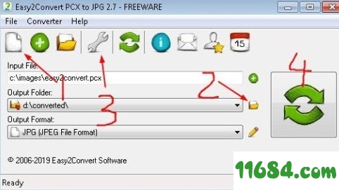 Easy2Convert JPG to PCX免费版下载-Easy2Convert JPG to PCX v2.3 免费版下载